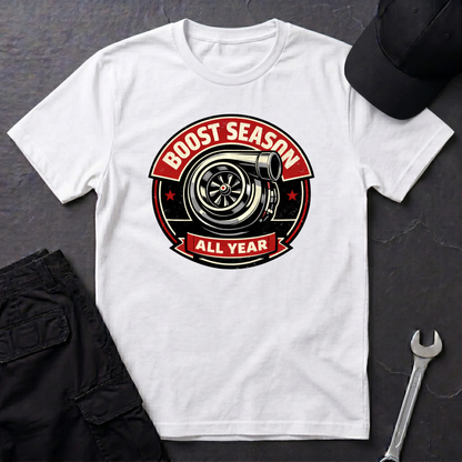Boost Season All Year dark T-Shirt