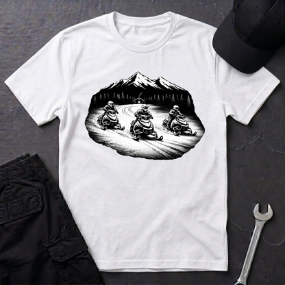Snowmobile Night Ride  T-Shirt
