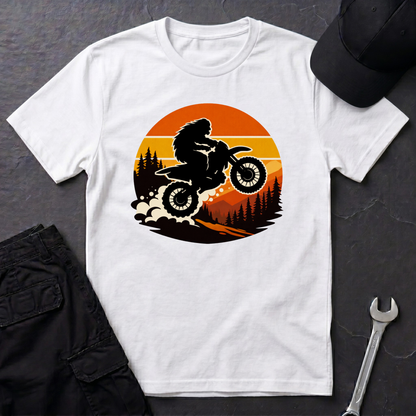 Bigfoot Dirtbike Sunset T-Shirt