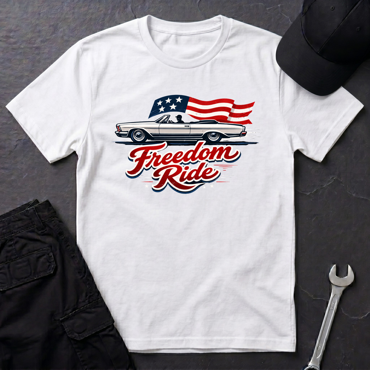 Freedom Ride Flag T-Shirt