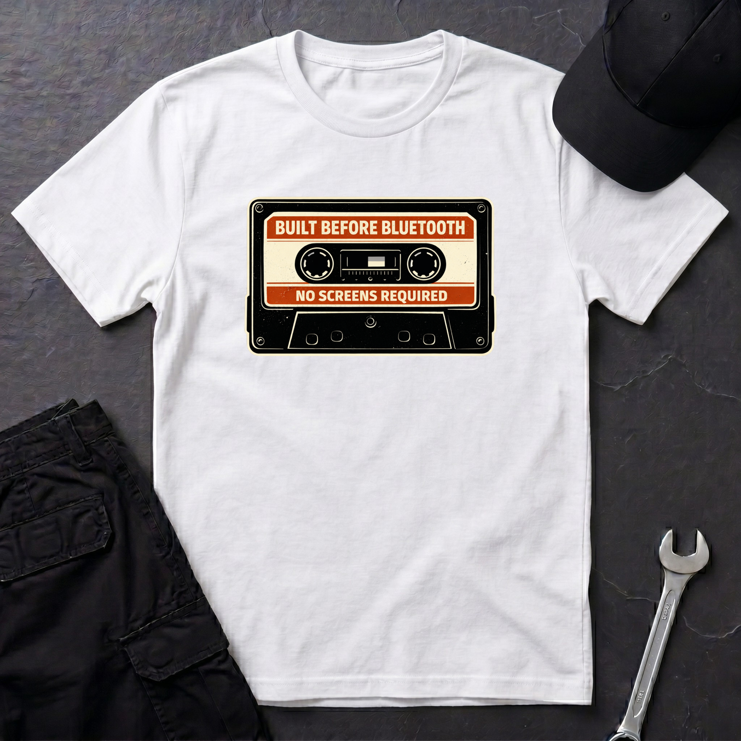 Before Bluetooth Cassette T-Shirt